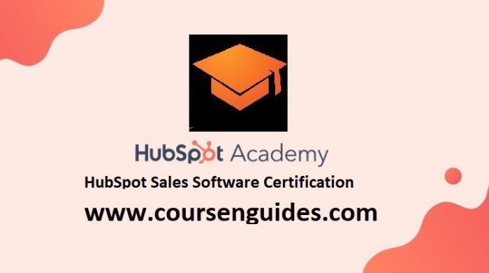 Hubspot sales software certification answers